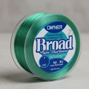 Linha Monofilamento Owner Broad 0,37mm 26lb/11,8kg C/ 300 M